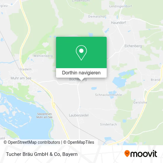 Tucher Bräu GmbH & Co Karte