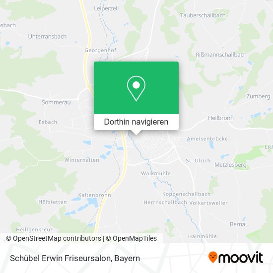 Schübel Erwin Friseursalon Karte