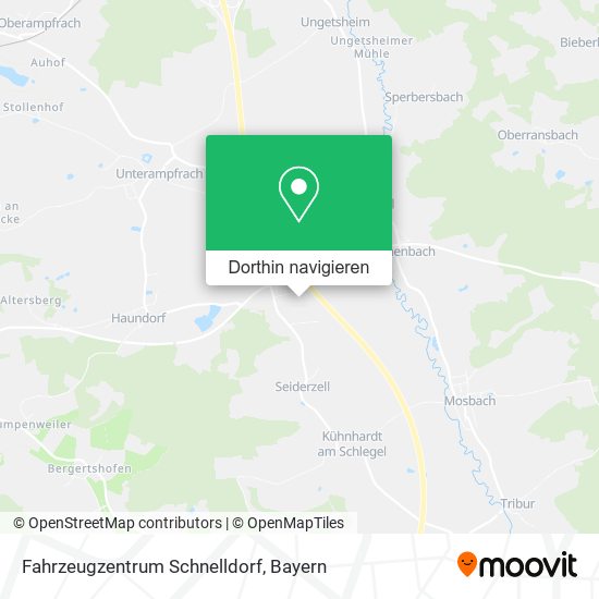 Fahrzeugzentrum Schnelldorf Karte