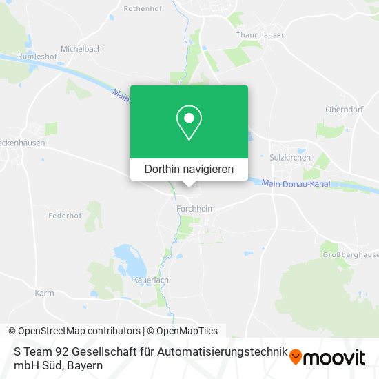 S Team 92 Gesellschaft für Automatisierungstechnik mbH Süd Karte