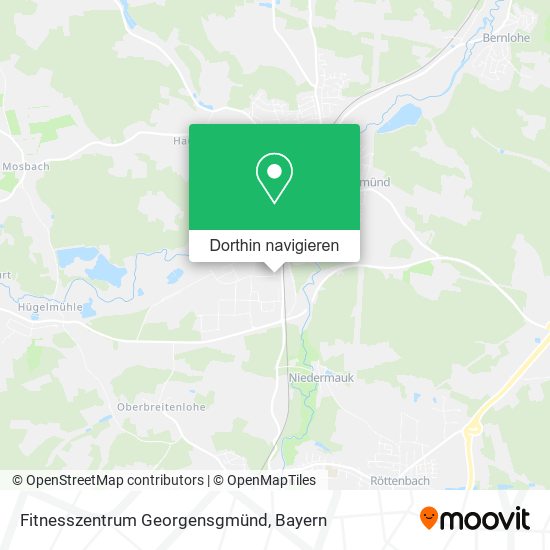 Fitnesszentrum Georgensgmünd Karte