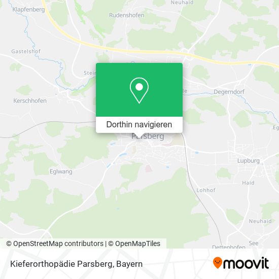 Kieferorthopädie Parsberg Karte