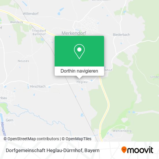 Dorfgemeinschaft Heglau-Dürrnhof Karte