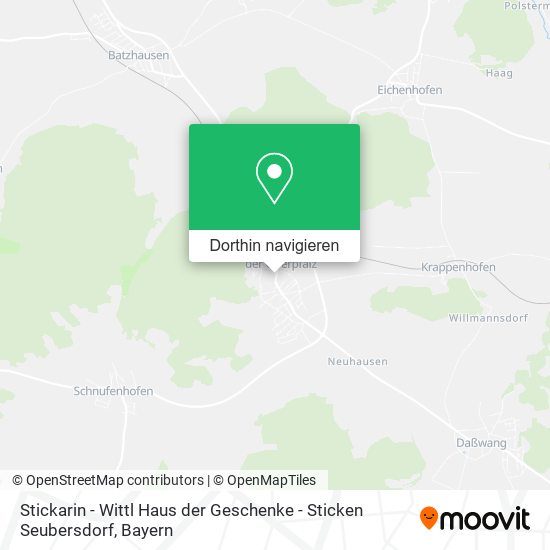 Stickarin - Wittl Haus der Geschenke - Sticken Seubersdorf Karte
