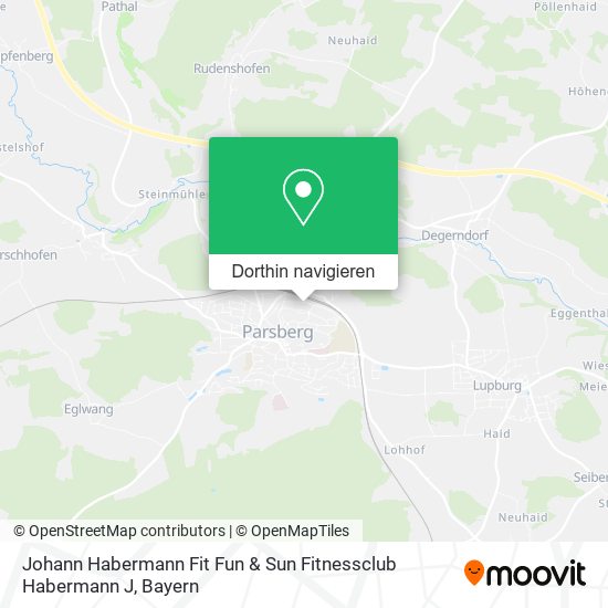 Johann Habermann Fit Fun & Sun Fitnessclub Habermann J Karte