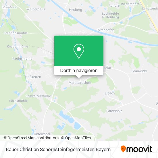 Bauer Christian Schornsteinfegermeister Karte