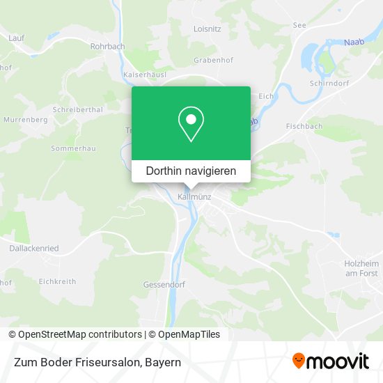 Zum Boder Friseursalon Karte