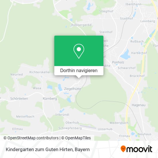 Kindergarten zum Guten Hirten Karte