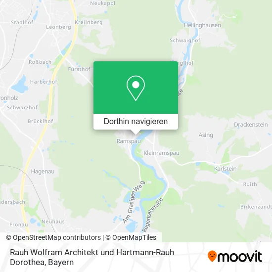 Rauh Wolfram Architekt und Hartmann-Rauh Dorothea Karte