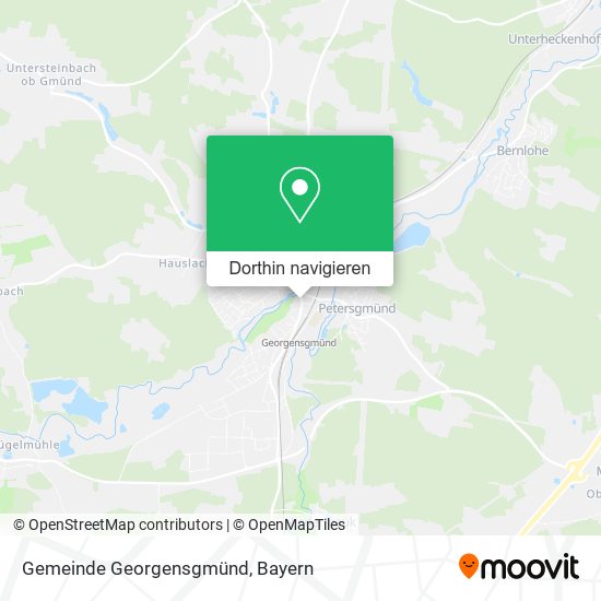 Gemeinde Georgensgmünd Karte