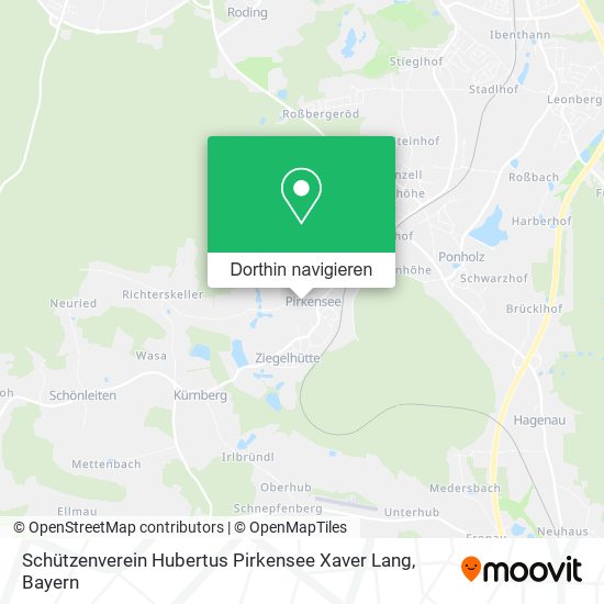 Schützenverein Hubertus Pirkensee Xaver Lang Karte