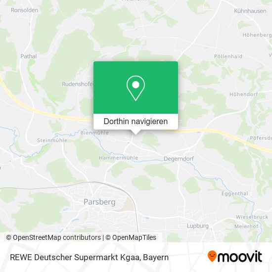 REWE Deutscher Supermarkt Kgaa Karte