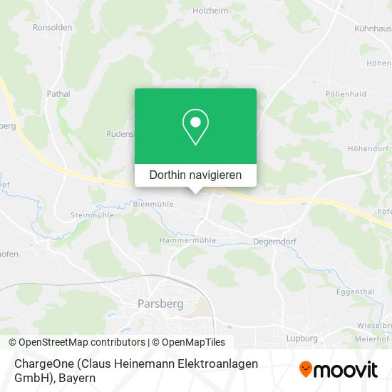 ChargeOne (Claus Heinemann Elektroanlagen GmbH) Karte