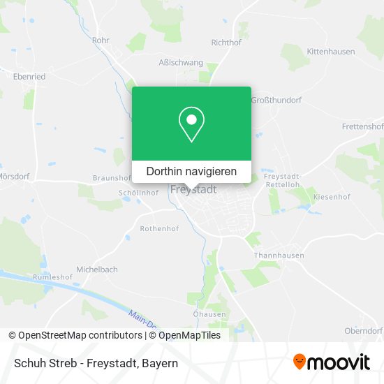 Schuh Streb - Freystadt Karte
