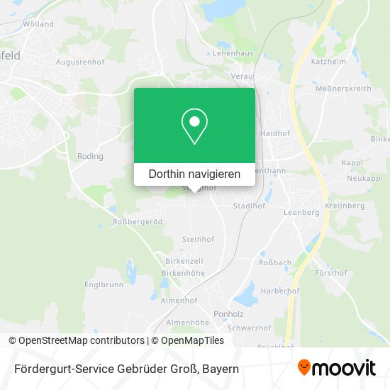 Fördergurt-Service Gebrüder Groß Karte