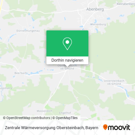 Zentrale Wärmeversorgung Obersteinbach Karte