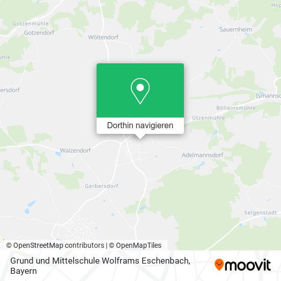 Grund und Mittelschule Wolframs Eschenbach Karte