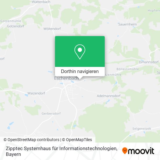 Zipptec Systemhaus für Informationstechnologien Karte