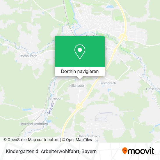 Kindergarten d. Arbeiterwohlfahrt Karte