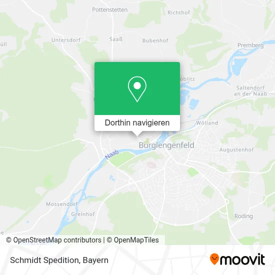 Schmidt Spedition Karte