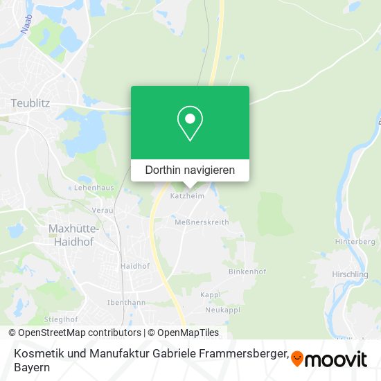Kosmetik und Manufaktur Gabriele Frammersberger Karte