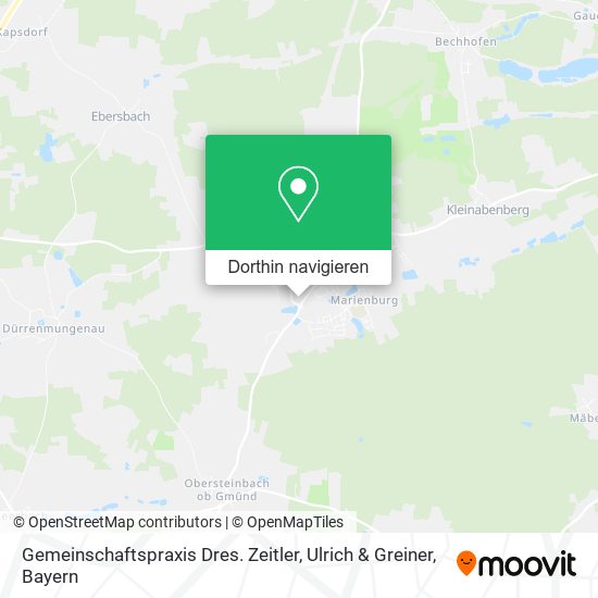Gemeinschaftspraxis Dres. Zeitler, Ulrich & Greiner Karte