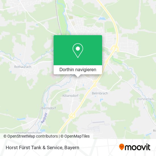 Horst Fürst Tank & Service Karte