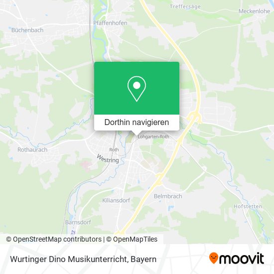 Wurtinger Dino Musikunterricht Karte