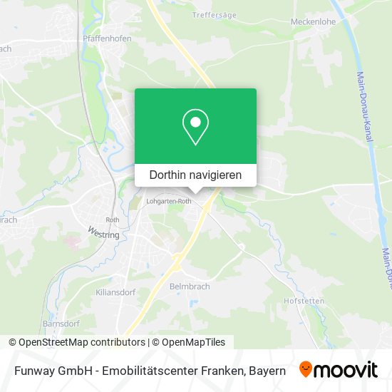 Funway GmbH - Emobilitätscenter Franken Karte