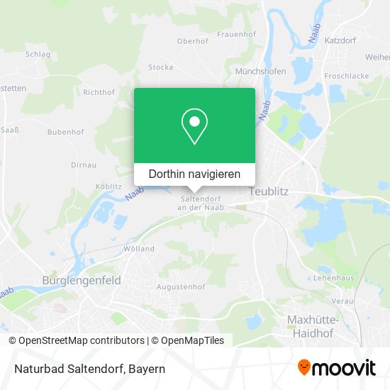 Naturbad Saltendorf Karte