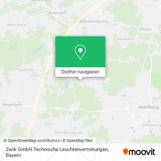 Zenk GmbH Technische Leuchtenvertretungen Karte