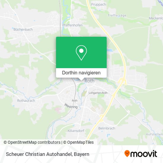 Scheuer Christian Autohandel Karte