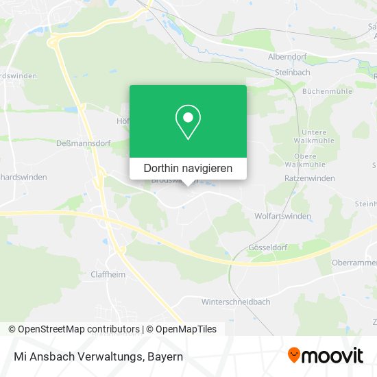 Mi Ansbach Verwaltungs Karte