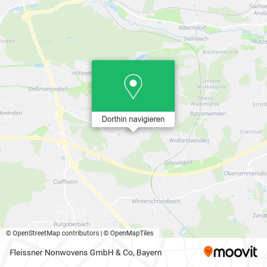 Fleissner Nonwovens GmbH & Co Karte