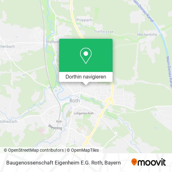 Baugenossenschaft Eigenheim E.G. Roth Karte