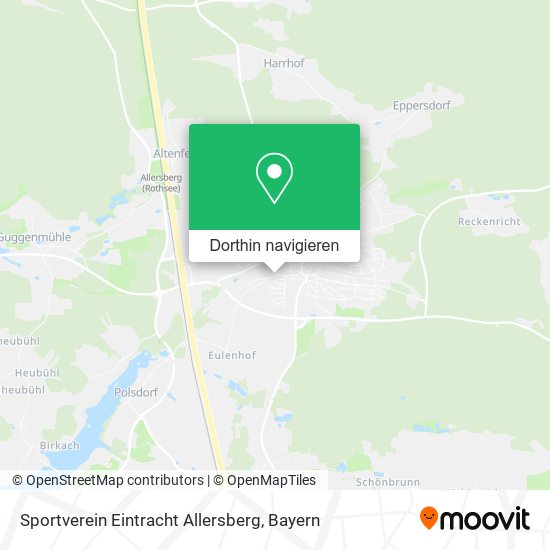 Sportverein Eintracht Allersberg Karte