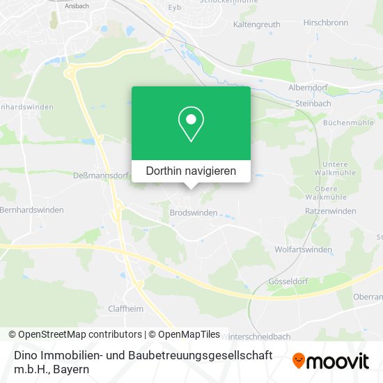 Dino Immobilien- und Baubetreuungsgesellschaft m.b.H. Karte