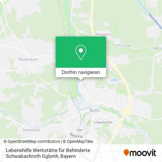 Lebenshilfe Werkstätte für Behinderte Schwabachroth Ggbmh Karte