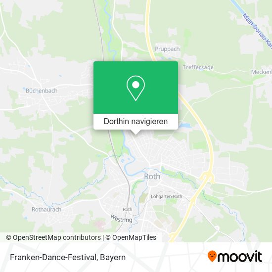 Franken-Dance-Festival Karte