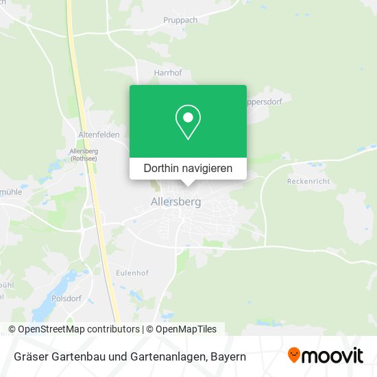 Gräser Gartenbau und Gartenanlagen Karte