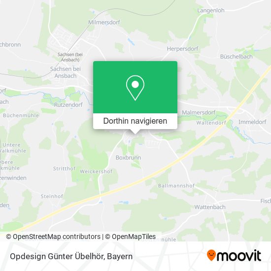 Opdesign Günter Übelhör Karte