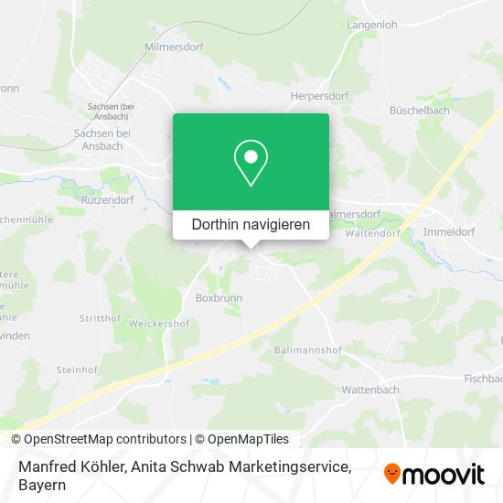 Manfred Köhler, Anita Schwab Marketingservice Karte