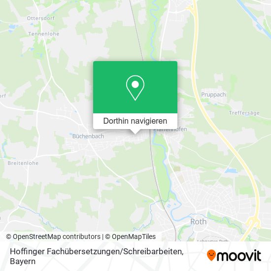 Hoffinger Fachübersetzungen / Schreibarbeiten Karte
