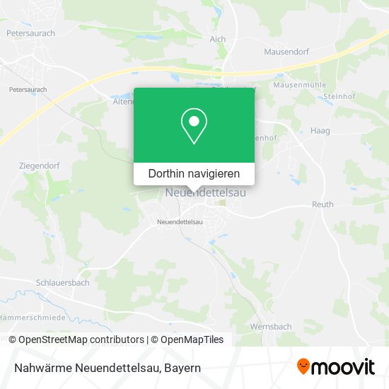 Nahwärme Neuendettelsau Karte