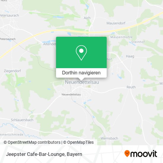 Jeepster Cafe-Bar-Lounge Karte