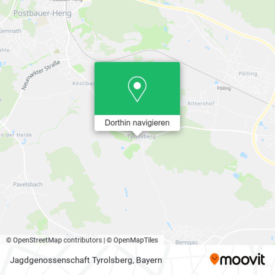 Jagdgenossenschaft Tyrolsberg Karte