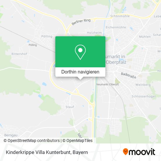 Kinderkrippe Villa Kunterbunt Karte