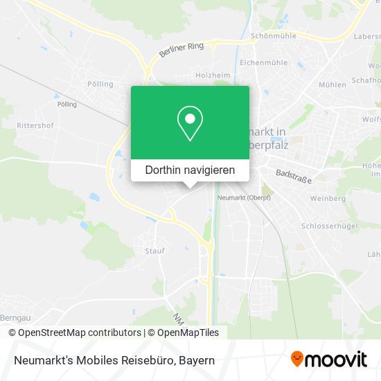 Neumarkt's Mobiles Reisebüro Karte