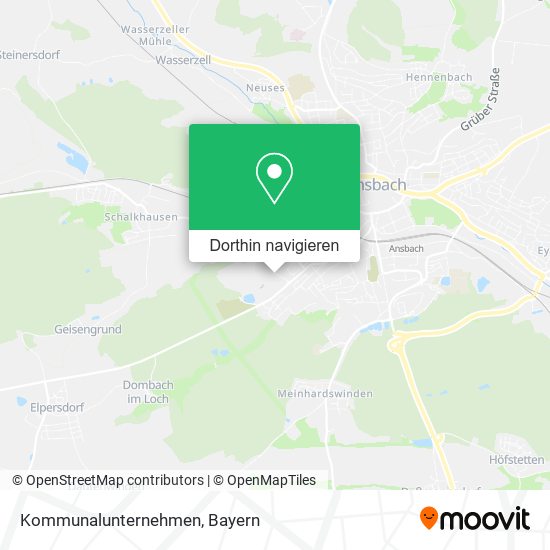 Kommunalunternehmen Karte