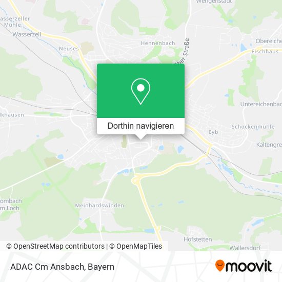 ADAC Cm Ansbach Karte